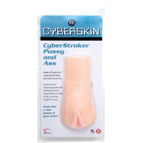 Мастурбатор CyberSkin CyberStroker Pussy and Ass, телесный