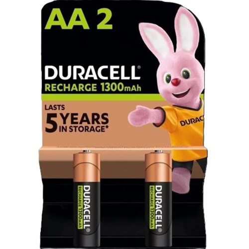 Акумулятори Duracell AA HR6 1300mAh*2 (5000394039186 / 81367175)