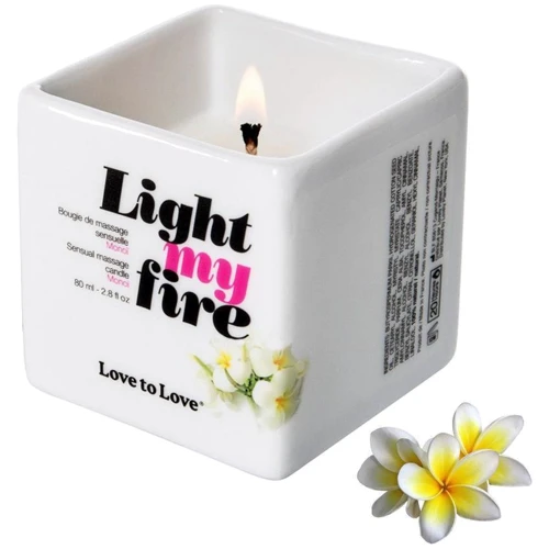 Массажная свеча Love To Love LIGHT MY FIRE Monoi (80 мл)