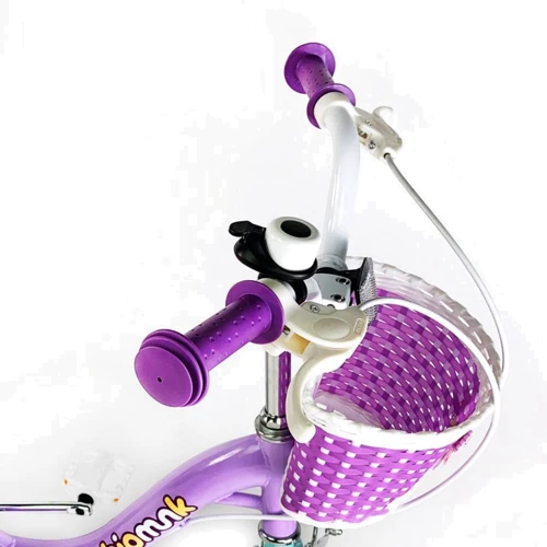 Велосипед детский RoyalBaby Chipmunk MM Girls 16", OFFICIAL UA, фиолетовый: Амортизация без амортизации