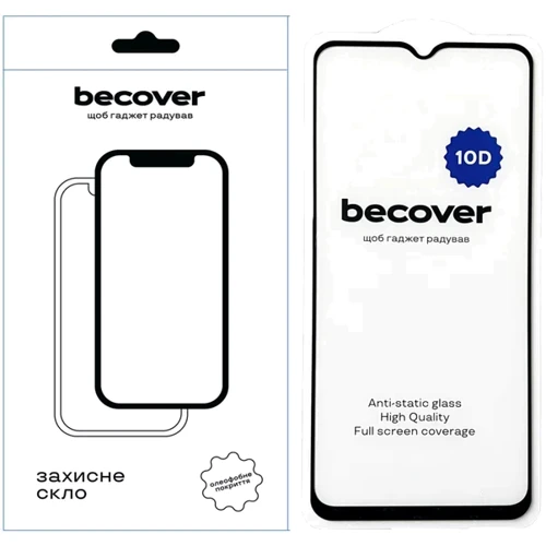 Аксессуар для смартфона BeCover Tempered Glass 10D Black for Samsung A145 Galaxy A14 4G / A146 Galaxy A14 5G (711518): undefined undefined