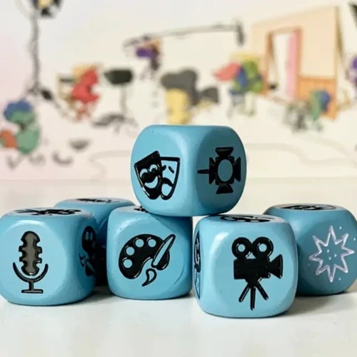 Набір металевих кубиків Lord of Boards для ігри Камера! Двигун! (LOB2209UA_dice): Виробник Lord of Boards