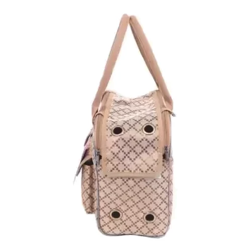 Сумка-переноска Do Do Pet Duna Cream M 40х17х28 см бежевая (6931233200015): Цвет бежевый