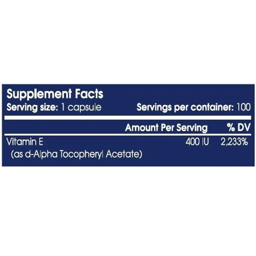 Scitec Nutrition Vitamin E 100 caps: Пол Унисекс