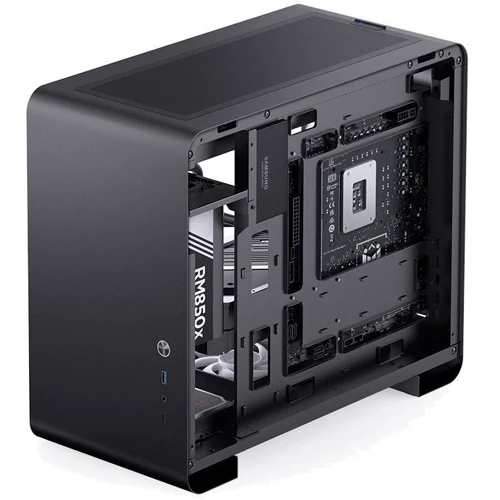 Корпус Jonsbo U4 Mini Mesh Black: Материал передней панели металл