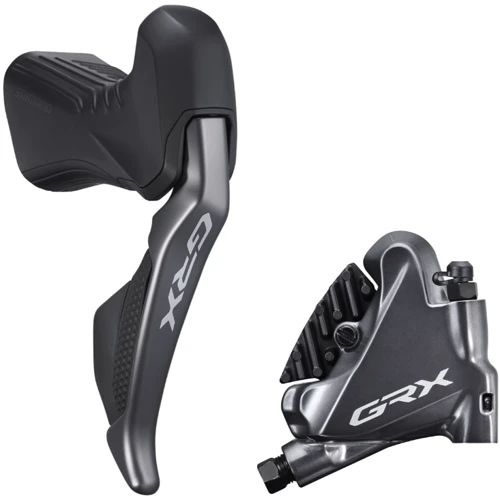 Гальмо гідравл диск Shimano RX815 GRX Di2, заднє (праве гальмо.ручка/шифтер ST-RX815 11-швидкостей, BR-RX810, гідролінія 1700мм) (IRX815DRRDSC170)