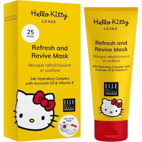 GESKE Refresh&Revive Mask by Hello Kitty Oval Освіжаюча та відновлююча маска 50 ml: Тип маска