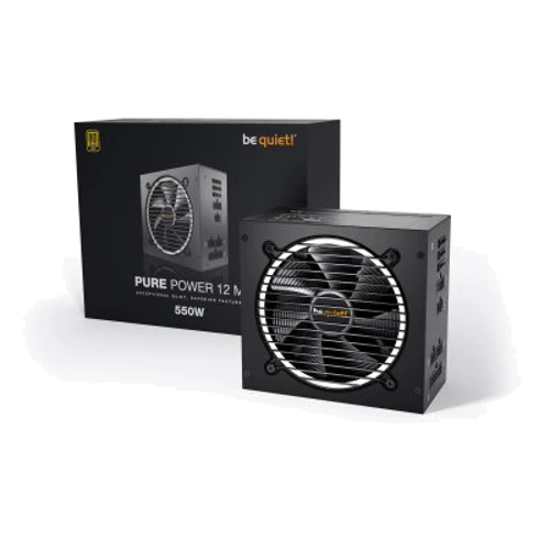 Блок питания be quiet! Pure Power 12 M 550W (BN341): Вентилятор нижней стенки 1x120 мм