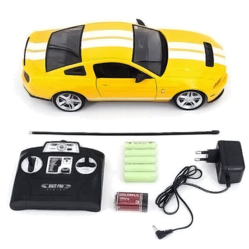 Машинка радиоуправляемая 1:14 Meizhi Ford GT500 Mustang (желтый)