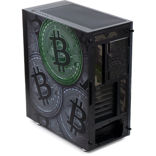 Корпус Vinga Pillar Black Bitcoin (01230011783) фото 8