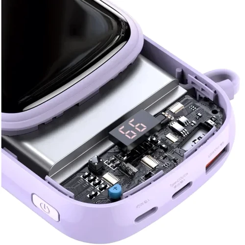 Внешний аккумулятор Baseus Power Bank 20000mAh Qpow Display Quick Charging 20W Purple (PPQD-H05)
