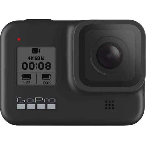 Экшн камера GoPro HERO8 Black + Hand Grip + Head Strap Mount: Разрешение видео 4K (3840x2160)@60/50/30/25/24fps, 2.7K (2704x1520)@120/100/60/50/30/25/24fps, 1440 (1920x1440)@120/1