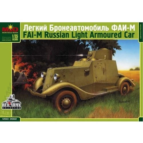 Легкий бронеавтомобиль Micro Scale Design ФАИ-М MSD3562