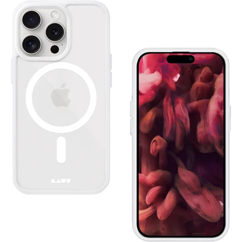 Чехол для iPhone LAUT HUEX PROTECT MagSafe White (L_IP23B_HPT_W) for iPhone 15 Pro