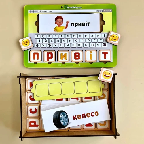Планшет для хлопчиків Ubee "Збери слово за малюнком" українською мовою (ПСД198-УКР) фото 5