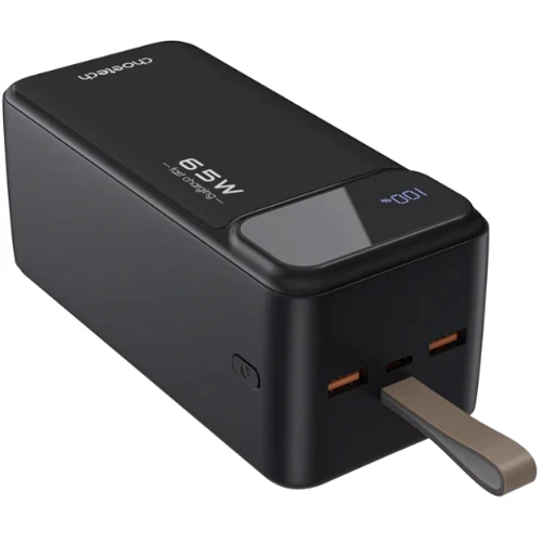 Внешний аккумулятор Choetech Power Bank 50000mAh PD 65W Black (B733-CCBK)