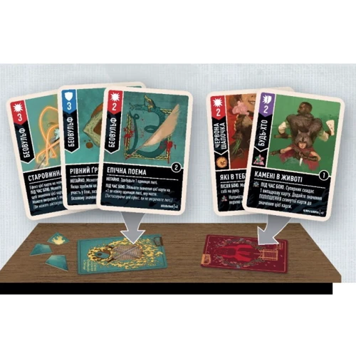 Настольная игра Geekach Games Unmatched: Красная Шапочка против Беовульфа (Unmatched: Little Red Riding Hood vs. Beowulf) (GKCH054RB): Тип Детские