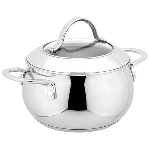 Кастрюля Vinzer Grand Majestic Glossy 16см, 2.2л с крышкой (89161)