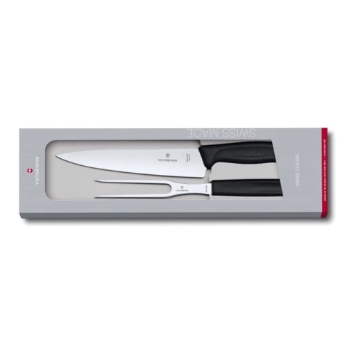 Набір кухонних ножів Victorinox SwissClassic Carving Set (6.7133.2G): Найменування Набор кухонный 2 пр.