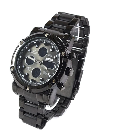 Наручний годинник Skmei 1389 Black (1389BOXBK): Водонепроникність 3 ATM