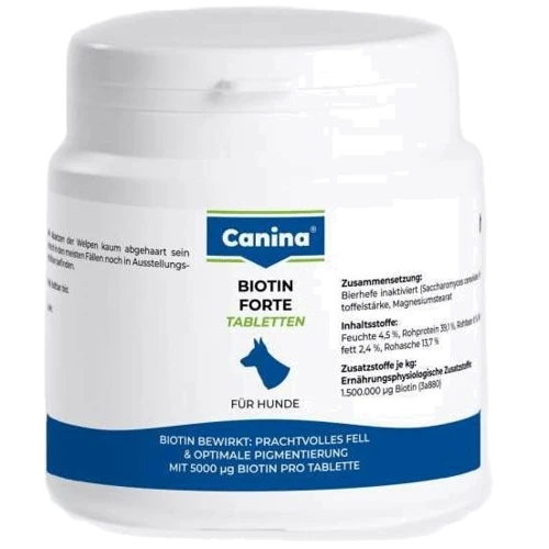 Витамины Canina Biotin forte 100 g 30 таб. Интенсивный курс для шерсти (4027565101092)