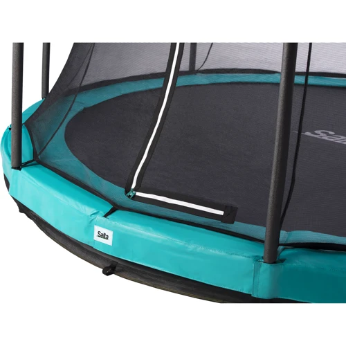 Батут Salta Comfort Edition Ground круглый 427 см Black (5398A): Особенности защитная сетка в комплекте