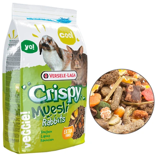 Корм Versele-Laga Crispy Muesli Rabbits Cuni для карликовых кроликов 1 кг