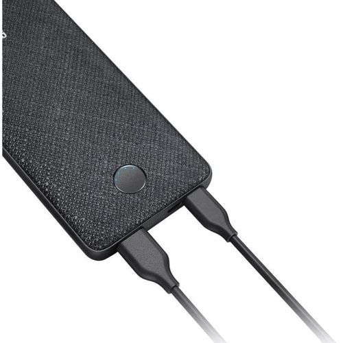 Внешний аккумулятор ANKER Power Bank PowerCore Metro Slim 10000mAh Black (A1229H11): Количество USB 2