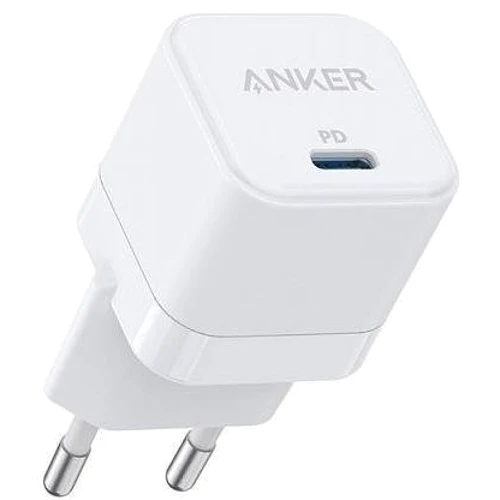 Зарядное устройство ANKER USB-C Wall Charger PowerPort III Cube 20W White (A2149G21)