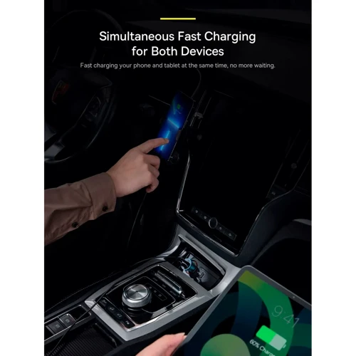 Зарядное устройство Baseus Car Charger USB+USB Golden Contactor 60W Dark Gray (CGJM000013) фото 14