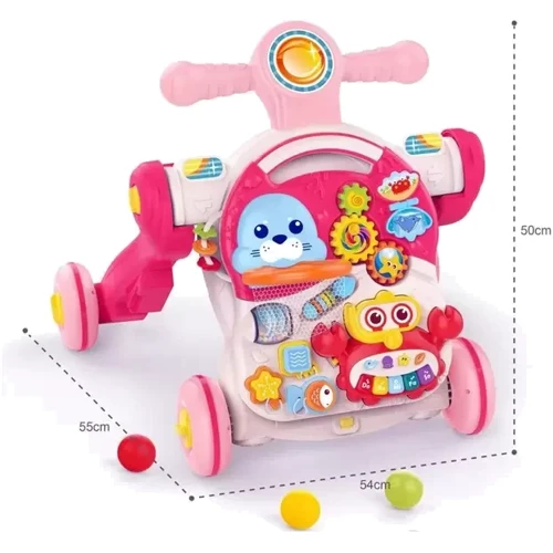 Игровой центр Первые шаги 4 в 1 многофункциональный (HE0827) фото 2