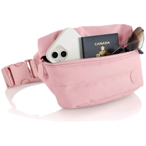 Женская сумка поясная Heys Puffer Mini Waist Bag Rose розовая (30128-0025-00): Застежка Молния