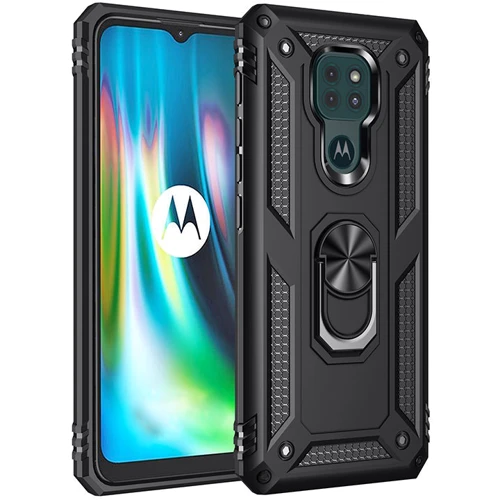 Чохол для телефона BeCover Military Black for Motorola G9 / G9 Play (705562)
