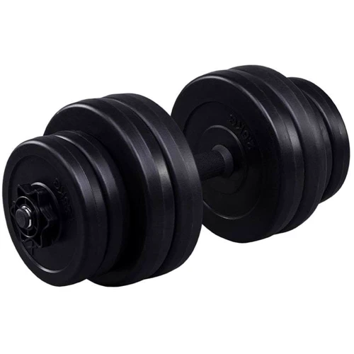 Гантель Fit-On 2x16 кг битумные: Покрытие пластик