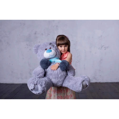 Мягкая игрушка Уолтер 80 см серый
