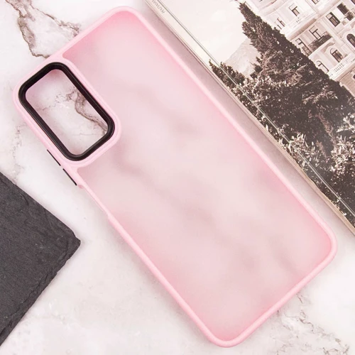 Чехол для телефонов Epik TPU+PC Lyon Frosted Case Pink for Oppo A57s / A77s: Тип накладка на заднюю часть