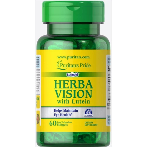 Puritan's Pride Herbavision with Lutein and Bilberry 6 mg 60 caps Лютеин і чорниця для зору