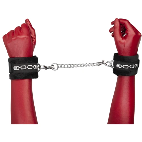 Наручники Punishment Crystal Detail Handcuffs Black