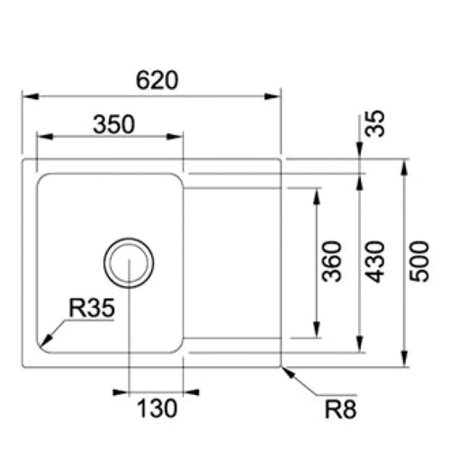 Franke OID 611-62 (114.0498.008)