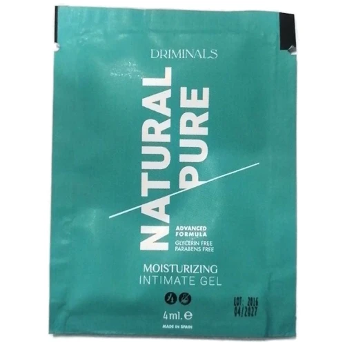 Набор пробников гель-лубриканта для чувствительной кожи Driminals Natural Pure (10 x 4 мл)