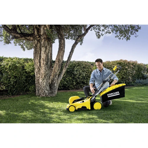 Газонокосилка Karcher LMO 36-40 Battery Set (1.444-450.0): Особенности Складная рукоятка, С травосборником
