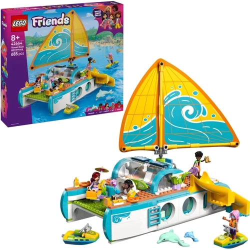 Конструктор LEGO Friends Приключения на туристической лодке (42664)