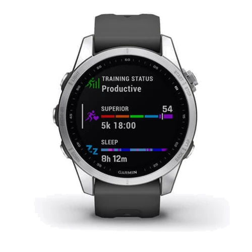Смарт-часы Garmin Fenix 7S Silver with Graphite Band (010-02539-01): Карты памяти нет