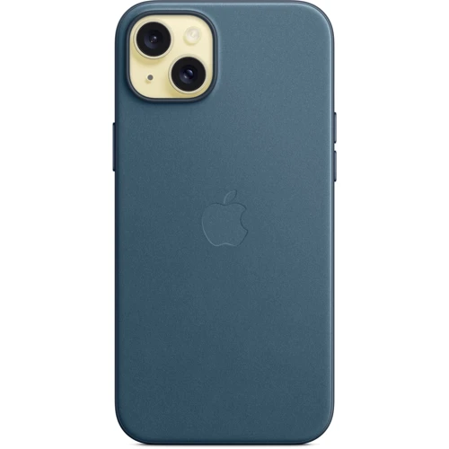 Чехол для iPhone Apple iPhone 15 Plus FineWoven Case with MagSafe - Pacific Blue (MT4D3ZM/A): Цвет синий