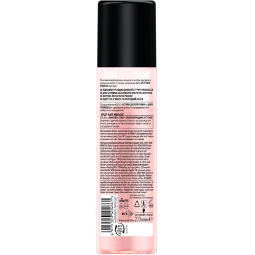 Gliss Kur Split Hair Miracle Экспресс-кондиционер 200 ml: Классификация Масс-маркет