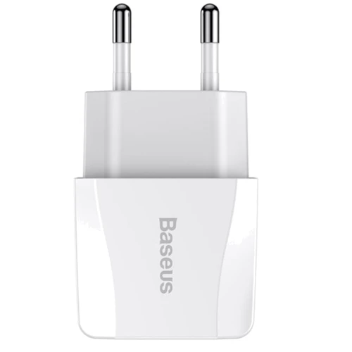 Зарядний пристрій Baseus USB Wall Charger 2xUSB 2.1A Mini Dual-U White (CCALL-MN02): Сила струму 2А
