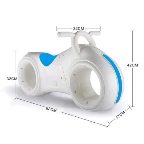 Детский толокар Трон Космо-байк Bluetooth Keedo HD-K06 (Бело-Синий)