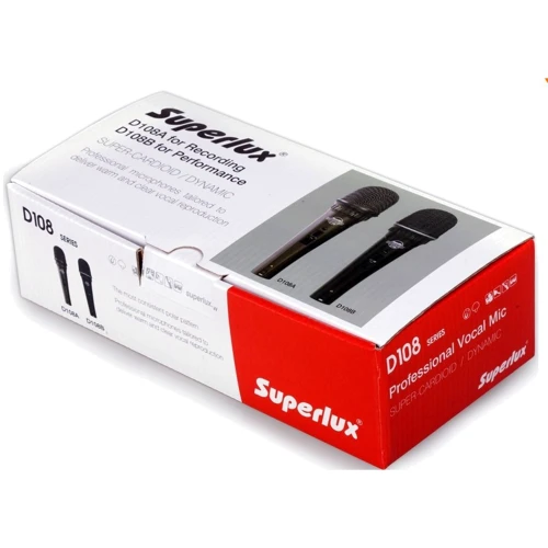 Микрофон SUPERLUX D108B: Разъем XLR