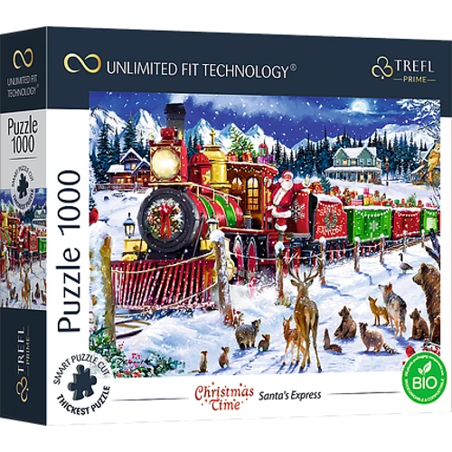 Пазлы Trefl Безграничная коллекция: Экспресс Санты 1000 эл. (10755)