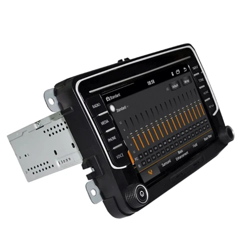 Штатная магнитола CraftAudio CA-861 7" VW MIB4: Дисплей 7" (1024x600)